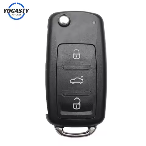 YOCASTY 5K0837202AD For VW Passat Polo Golf 4 5 6 VOLKSWAGEN Skoda 2 3 button HU66 Flip Remote Car K