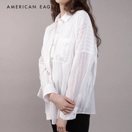 American Eagle Go Big Beach Shirt เสื้อเชิ้ต ผู้หญิง (NWSB 035-6126-100)