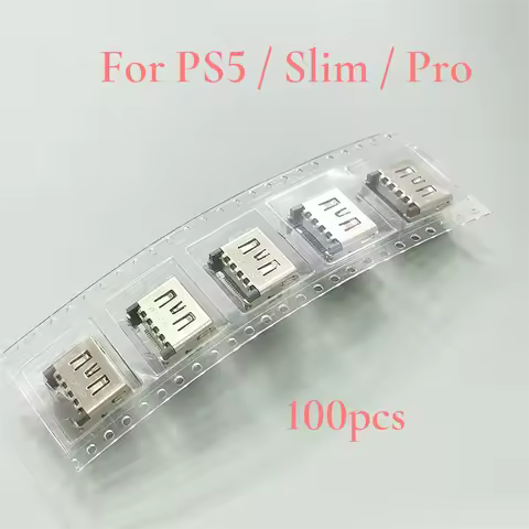 100PCS HD Interface for PS5 with Code HDMI-compatible Port Socket Interface for Sony Play Station 5 