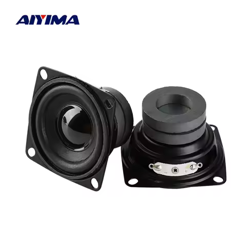AIYIMA 2Pcs Mini Audio Portable Speakers 4 Ohm 8 Ohm 10W Full Range Double Magnetic Speaker DIY For 