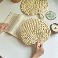 Woven Pu Fan Dana Cool Fan Summer Ride Cool Banana Fan Old-fashioned Hand Fan Children Baby Mosquito