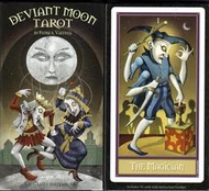 【塔羅世界】月亮魔偶塔羅牌(經典版)(付中文說明) Deviant Moon Tarot