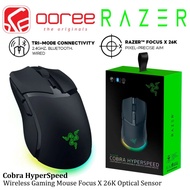RAZER COBRA HYPERSPEED WIRELESS GAMING MOUSE 9 CUSTOMIZABLE CONTROLS / FOCUS X 26K OPTICAL SENSOR / 