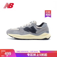 NEW BALANCE NB5740官方休闲鞋男鞋女鞋情侣舒适透气轻便运动鞋M5740RG 灰色/浅卡其 M5740RG 42 (脚长26.5cm)