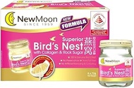 New Moon Superior Bird's Nest with Collagen and Rock Sugar [Less Sugar] 75g (Pack of 6)