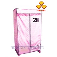 Wardrobe Foldable Cloth / Almari Kain Baju (DIY) / Almari Plastic / RANDOM COLOUR