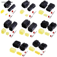 interfun4w 1 set 1/2/3/4/6/8/10/12 Pin Way Waterproof Wire Connector Plug Car connectors
