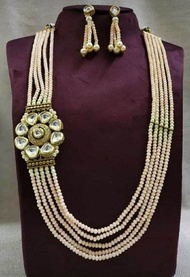 gold plated long haram indian jewellery set /indian jewellery set