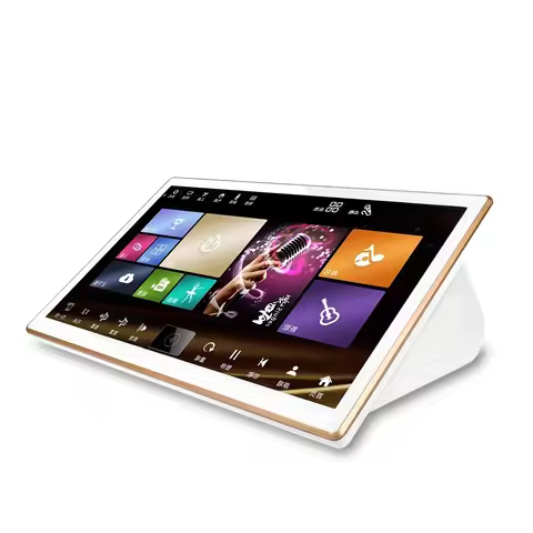 6T 18.5" Touch Screen Three in one Portable Karaoke System KTV Karaoke Singing Machine Platinum Kara