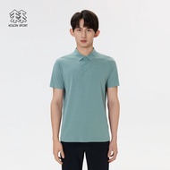 KOLON SPORT เสื้อโปโลผู้ชายแห้งเร็ว SECO กีฬาแขนสั้น UPF50 ป้องกันแสงแดดอุปกรณ์เดินทางกลางแจ้งระบายอ