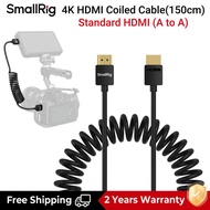 SmallRig สายข้อมูลเอชดีเอ็มไอ4K แบบบางเฉียบ100ซม. (A ถึง A) (D ไปยัง A) สำหรับโซนี่ A7RIII / A7M3 / 