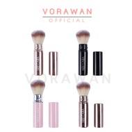 Nee Cara Retractable Powder Brush (mini) #N076 : neecara แปรง ปัดแก้ม ขนนุ่ม ขนาด มินิ