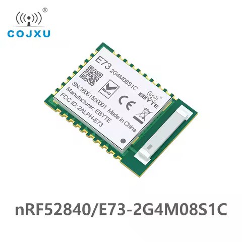 2.4GHz nRF52840 Blue-tooth Module BLE4.2/5.0 I/O 8 dBm E73-2G4M08S1C 120m Long Range Cojxu Ceramic A