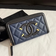 幾乎全新 Chanel 香奈兒 卡包 零錢包 附件：塵袋