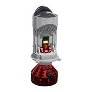 Light-Emitting Diode Headlight Bulb double Light Lens high-intensity Car Light H4 Waterproof Anti-Vi
