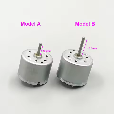 24MM RF310 Mini DC Motor 3V 3.7V 6V 9V 12V Mini Wind Turbine Solar Small Motor 4200RPM-8700RPM Silen
