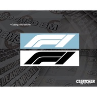 F1 The Movie Logo Cutting Vinyl Sticker