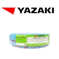 YAZAKI(ยาซากิ)สายไฟ Thw1x4 SQ .MM.แบ่งขายสีฟ้า พร้อมจัดส่ง