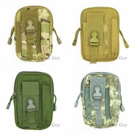 Tactical Nylon MOLLE Military Waist Belt Handphone Small Pouch EDC Multipurpose Storage Bag
