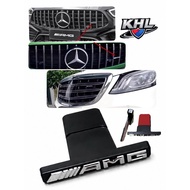 Emblem AMG grill logo badge sticker sarung Depan emblem Amg