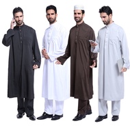 2021Tahun Baru Islam Lelaki Jubah Panjang Timur Tengah Dubai Perjalanan Baju Panjang Kaum Islam Arab Baju Sembahyang