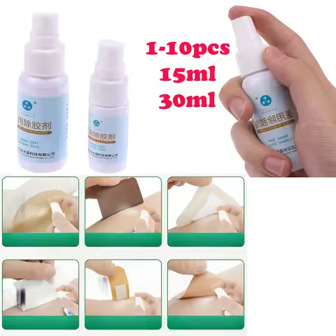 1-10pcs 15/30ML Colostomy Adhesive Wipe-Off Spray Medical Adhesive Remover Ostomy Bag Care Products
