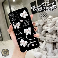 HP Latest Samsung Galaxy S23 FE Case - Leviora Case - Black Fashion Case - Samsung Galaxy S23 FE Sof