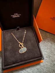 全新Hermes Necklace 豬鼻子 玫瑰金項鍊