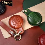 C5GOON Imported Cow Leather Car Key Case Cover for BMW MINI COOPER S ONE JCW F54 F55 F56 F57 F60 CLU