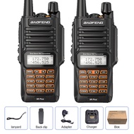 วิทยุสื่อสารวิทยุสื่อสารกันน้ำ Baofeng UV-9R PLUS 10W แฮม CB แบบพกพาเครื่องรับส่ง VHF UHF 2ทางวิทยุ 