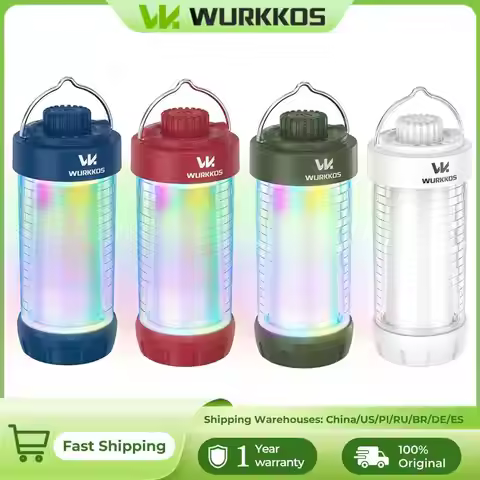 Wurkkos CL01 Mini RGB 360° Flashlight 550 Lumens 21700 Rechargeable LED Flashlight Camping Light Pow