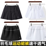 ☬ Children's sports short skirt female badminton tennis skirt quick-drying running marathon anti-skid half-length pleated culottes summer