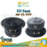 DIYSOUND SU 4Ω 30W 3 inch Car Speaker Subwoofer BASS Car Stereo DIY Subwoofer Speaker