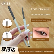 eyeliner pencil eyeliner waterproof UKISS Blade Eyeliner Pen Berus Dua Kepala Eyeliner Sangat Tipis 