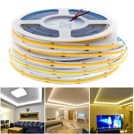 DC12V 24V 5M COB LED Strip High Density 320led/m 480led/m 528led/m Flexible LED Light Strip LED Tape