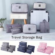 AYuqi--6PCS /7PCS Travel Pouch Organizer Bag Travel Luggage Organiser Bag Storage
