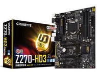 現貨庫存盒裝  技嘉GA-Z270 HD3 支持六代  七代CPU 供電好 超頻強