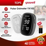 《 𝗢𝗥𝗜𝗚𝗜𝗡𝗔𝗟 》Xiaomi Yuwell YX102 Fingertip Pulse Oximeter Monitor Finger Spo2 Blood Oxygen Meter Oksi