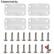 LIMERENCIA 4Pcs/Set Cooler Hinge Replacement, PP High Intensity Cooler Hinges, Rectangular With Scre