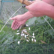 SEPTEMBER Fishing Net Fish Fishing Gadgets Nylon 60*60cm Foldable Shrimp Trap Casting Net