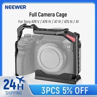 NEEWER Full Camera Cage For Sony a7R V/a7R IV/a7 IV/a7S III/a1 Aluminum Video Camera Rig with Full A