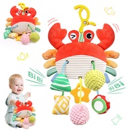 Baby Wind Chime Toys for 0–12 Months – Hanging Baby Activity Toy for Car Seat, Stroller, Crib & Gym 