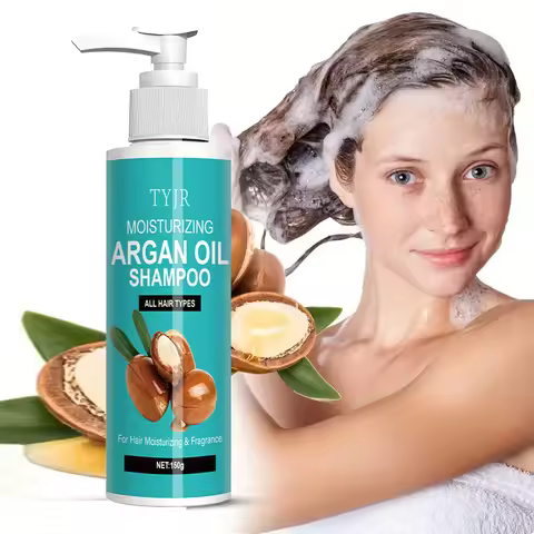 Moroccan Argan Oil Shampoo, Containing Natural Aloe Vera Moisturizing Formula, Suitable for Both Men