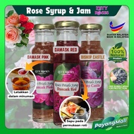 Jem Sirap Kelopak Mawar Rose Petal Syrup Jam 200ML ZETY ROSES Damask Pink Damask Red Bishop Castle |