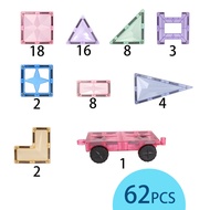 MNTL Magnetic Tiles 62pcs