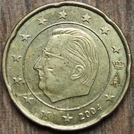 20 cent euro 2004 Belgia koin error