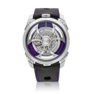MB&F, M.A.D.Editions M.A.D. Editions M.A.D.1S "Purple". A stainless steel automatic semi-skeletonise