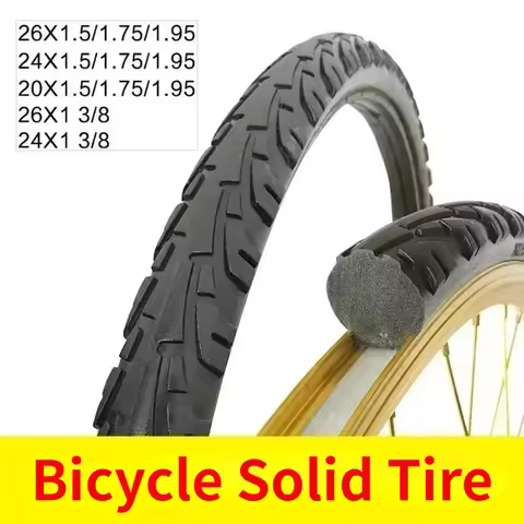 Bicycle solid tire 20/24/26 inch x1.50/1.95/1 3/8 bicycle solid tires 26 inch MTB tire Anti Stab Rid