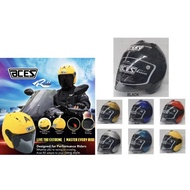 HELMET ACES R2 SERIES WITH TINTED VISOR SIRIM APPROVED