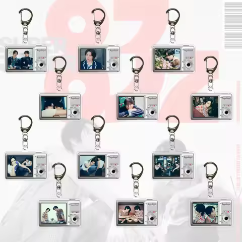 Idol Boy SUPER JUNIOR Acrylic Camera Keychain Backpack Ornament Heechul Donghaan Yesung Eugene Siwon